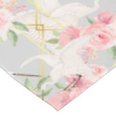 Nappe Chinoiserie, oiseau, oiseaux, paix, héron, (Angle)