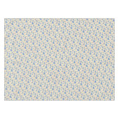 Nappe Chinoiserie Rétro Papillons bleus Blush Ivor (Devant (Horizontal))
