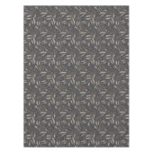 Nappe Chintz floral noir monochrome (Devant)