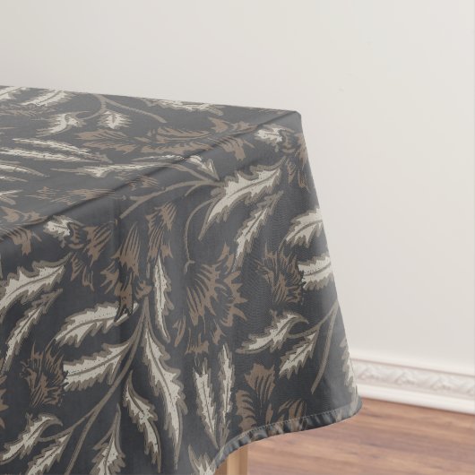 Nappe Chintz floral noir monochrome (In Situ)