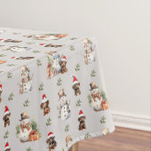 Nappe Chiots de Dachshund : Chapeaux de Père Noël, Holly (In Situ)