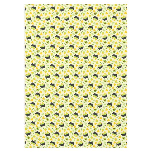 Nappe Chips Tortilla et Motif Guacamole (Devant)
