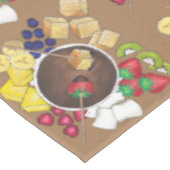 Nappe Chocolat Fondue Pot Retro Dessert Fruit de fête (Angle)