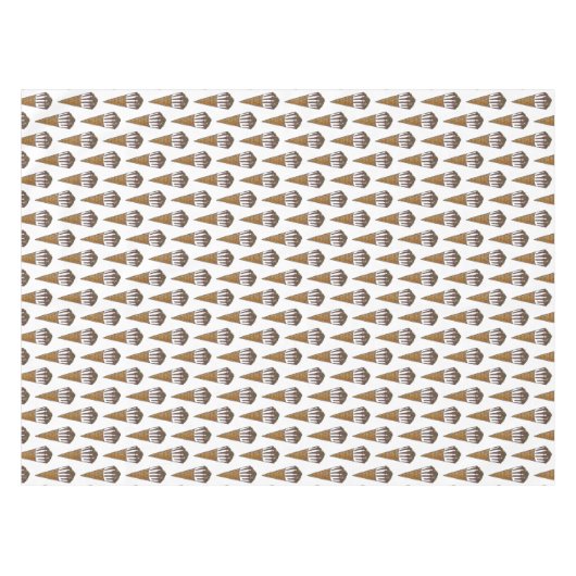 Nappe Chocolat Vanille Crème glacée Nutty Nuts Buddy Con (Devant (Horizontal))