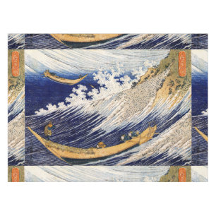 Nappe Choshi dans la province de Simosa par Hokusai