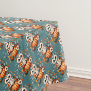 Nappe Chouette à écaille sur Citrouille — Chouette à cot