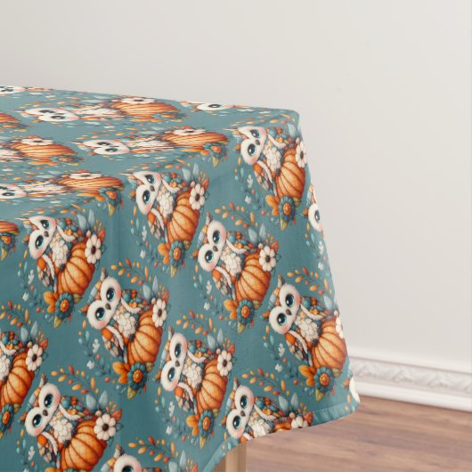 Nappe Chouette à écaille sur Citrouille — Chouette à cot (In Situ)