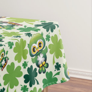 Nappe Chouette bébé St Patrick de dessin animé mignon