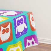 Nappe Chouette colorée Motif (In Situ)