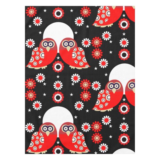 Nappe Chouette d'art populaire (Devant)