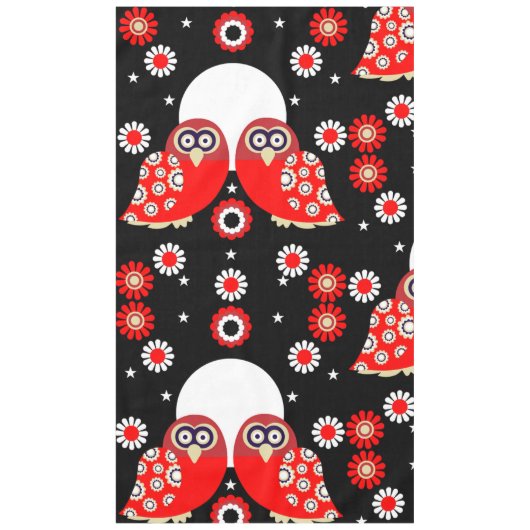 Nappe Chouette d'art populaire (Devant)