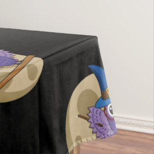 Nappe Chouette de l'assistant de dessin animé volant sur