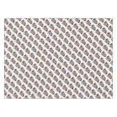 Nappe Chouette d'hiver enchantée, personnalisée (Devant (Horizontal))