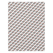 Nappe Chouette d'hiver enchantée, personnalisée (Devant)