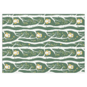 Nappe Chouette lunaire et Motif de bouleau (Devant (Horizontal))