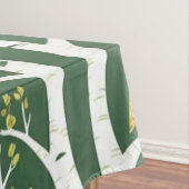 Nappe Chouette lunaire et Motif de bouleau (In Situ)