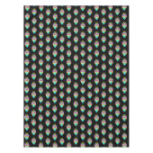 Nappe Chouette Oracle noire et multicouleur (Devant)