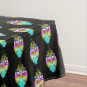 Nappe Chouette Oracle noire et multicouleur (In Situ)
