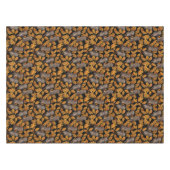Nappe Chouettes d'automne sur noir (Devant (Horizontal))