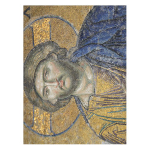 Nappe Christ Pantocrator Mosaïque Iconique Religieux Rom