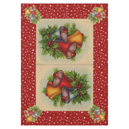 Nappe Christmas Bells Red (Devant)