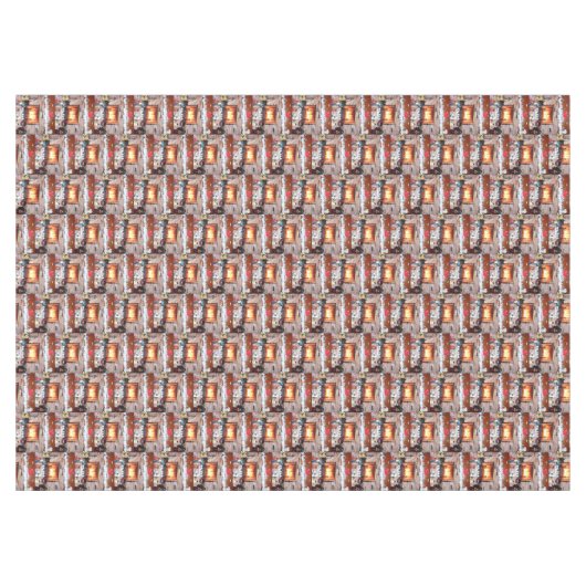 NAPPE CHRISTMAS CHEMINÉE (Devant (Horizontal))