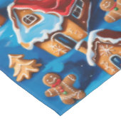 Nappe Christmas ginger Cookies Houses Trees Holiday deco (Angle)