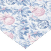 Nappe Christmas ornaments soft blue pink toile paper (Angle)
