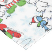 Nappe Christmas penguin ice skating (Angle)