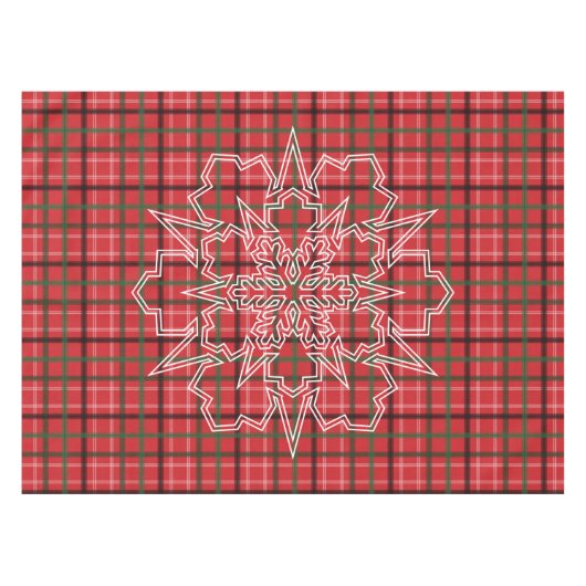 Nappe Christmas plaid. (Devant (Horizontal))