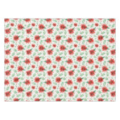 Nappe Christmas Poinsettia Flowers – Kitchen Decor (Devant (Horizontal))