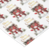 Nappe Christmas Snowman Gold Joyeux Noël Texte (Angle)