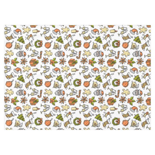 Nappe Christmas Themed Tablecloth (Devant (Horizontal))