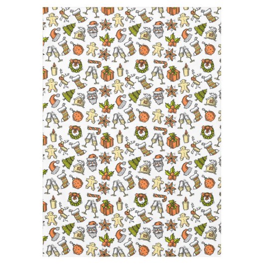 Nappe Christmas Themed Tablecloth (Devant)