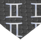 Nappe Chrome Argent Comme Gemini Zodiac SIGNE (Angle)