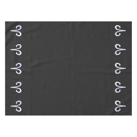 Nappe Chrome Comme Aries Symbole Zodiac Style de peau se (Devant (Horizontal))