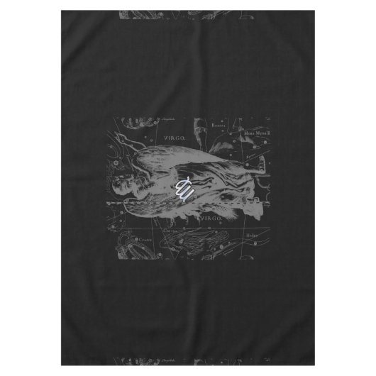 Nappe Chrome comme Virgo Zodiac Connexion Hevelius (Devant)