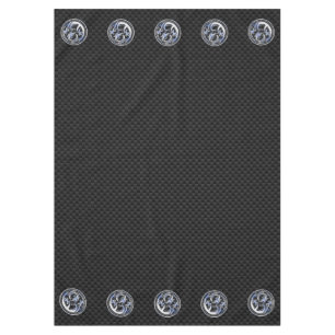 Nappe Chrome Dragon Crest en fibre de carbone Impression