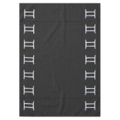 Nappe Chrome moderne comme Gemini Symbole Zodiac (Devant)