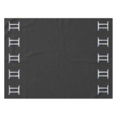Nappe Chrome moderne comme Gemini Symbole Zodiac (Devant (Horizontal))