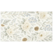 Nappe Chuchotement d'hiver Fleurs & Cônes de pin (Devant (Horizontal))