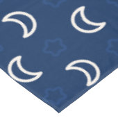 Nappe Ciel Étoilé & Lune – Bleu Nuit (Angle)