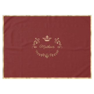 Nappe Cimetière à couronne rouge profonde Table personna
