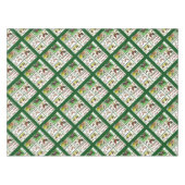 Nappe Cinq oiseaux de Noël (Devant (Horizontal))