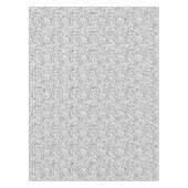 Nappe cinquantième Thème de fête d'anniversaire, noir et (Devant)