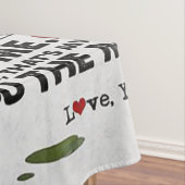 Nappe Citation d'amour pour mari | À Mon Cadeau Homme (In Situ)