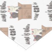 Nappe Citation drôle Accueil est où est votre chat (Angle)