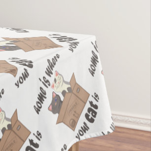 Nappe Citation drôle Accueil est où est votre chat