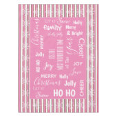 Nappe Citations Motifs de bonbons rose mignonne Décor de (Devant)