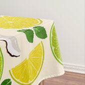 Nappe Citron chaux noix de coco et menthe joyeux motif (In Situ)